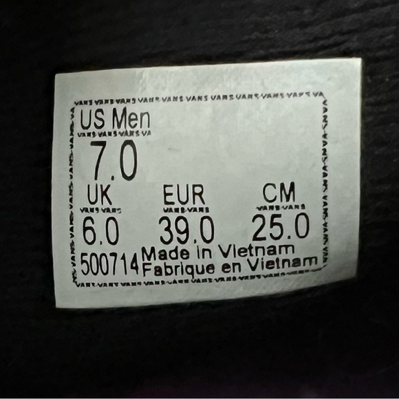 Vans Slip-On Leopard Sneakers - Black and Orange - Picture 4 of 4